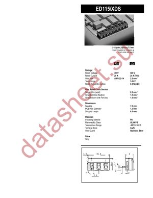 ED115/3DS datasheet  